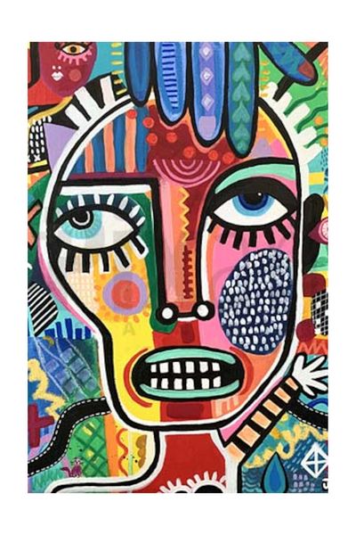 pixartsanat Julia Trembicki Abstract Work Pixart Art Diamond Mosaic Painting Diamond Turkey 40*50