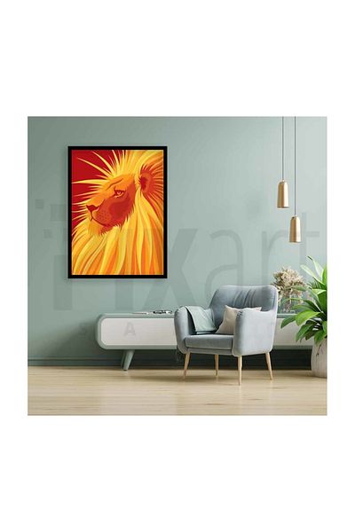 pixartsanat Sun in the Lion's Mane Pixart Art Diamond Mosic Painting Daimond Türkiye 50*68