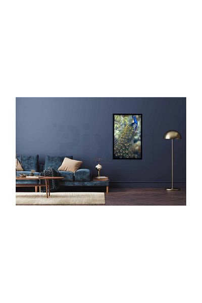 pixartsanat Blue Peacock Pixart Art Diamond Mosic Painting Daimond Turkey 42*67