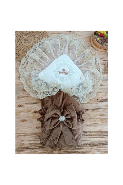 Narnuga MİRAYLİFE قصر الوليد المخملية تاج مطرز اللؤلؤ القوس مزدوج الدانتيل ال...