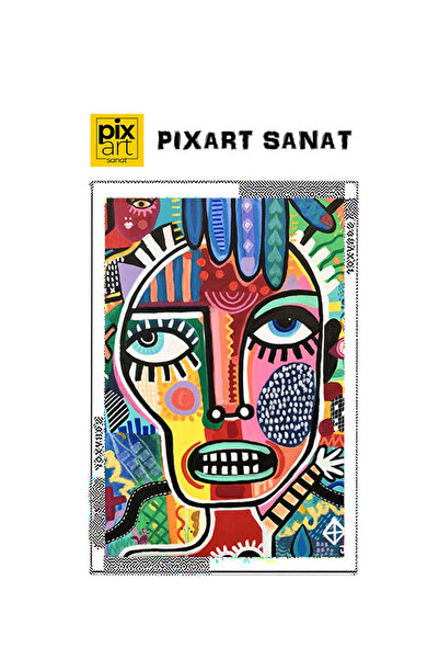 pixartsanat Julia Trembicki Soyut Çalışma Pixart Sanat Elmas Mozaik Tablo Diamond Türkiye 40*50