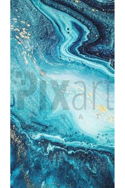 pixartsanat Ocean Blue Pixart Art Diamond Mosaic Painting Diamond Turkey 58*100