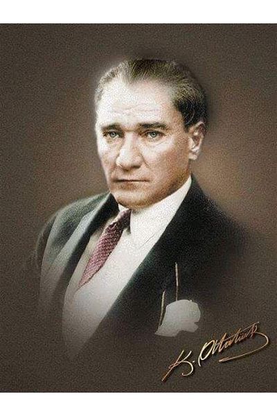 pixartsanat Ataturk Signed PixArt Art Diamond Mosaic Painting Diamond Turkey 41*53