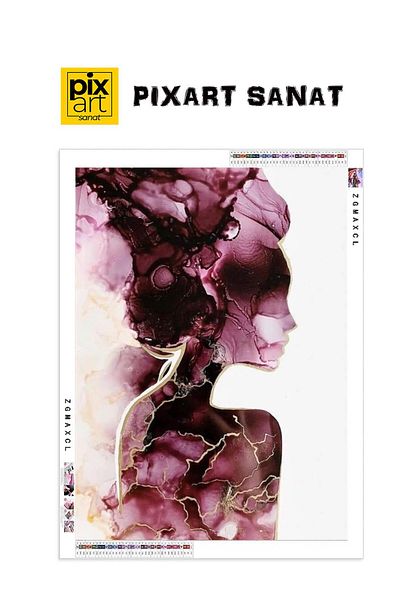 pixartsanat Marble Woman 50x70 PixArt Art Diamond Mosaic Painting Diamond Turkey