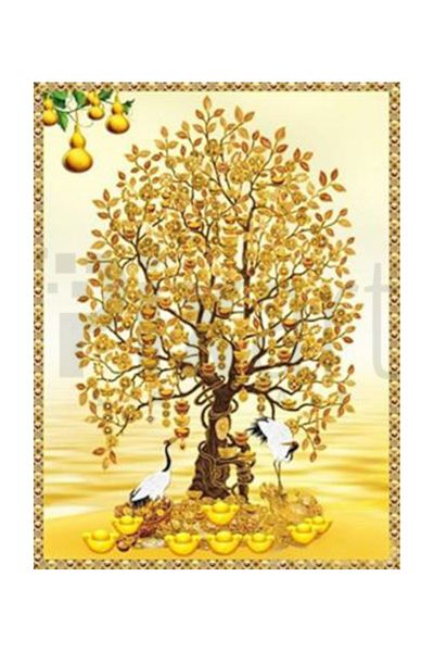pixartsanat Luxuriant Tree Pixart Art Diamond Mosaic Painting Diamond Turkey 58*76