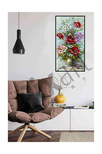 pixartsanat Spring Flowers Pixart Art Diamond Mosaic Painting Diamond Turkey 33*58