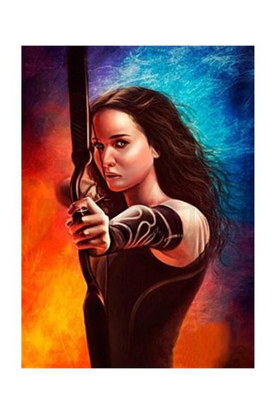 pixartsanat Hunger Games Pixart Art Diamond Mosaic Painting Diamond Turkey 40*56