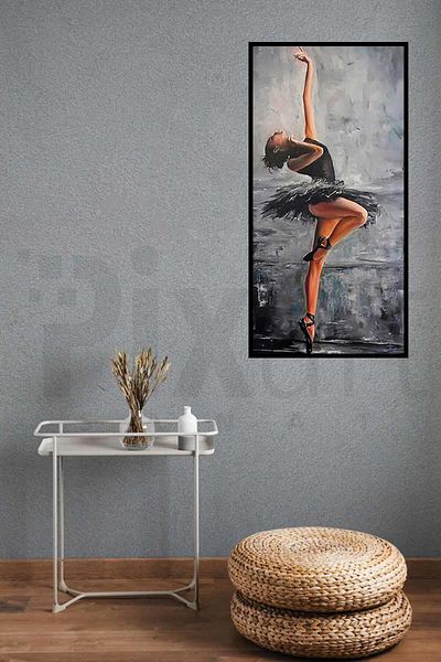 pixartsanat Large Size Ballerina Girl 90 *40 Cm Pixart Art Diamond Mosaic Painting Diamond Turkey