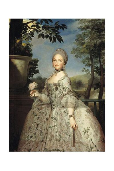 pixartsanat Anton Raphael Mengs Maria Luisa Of Parma Pixart Art Diamond Mosaic Painting Diamond Turkey 48*51