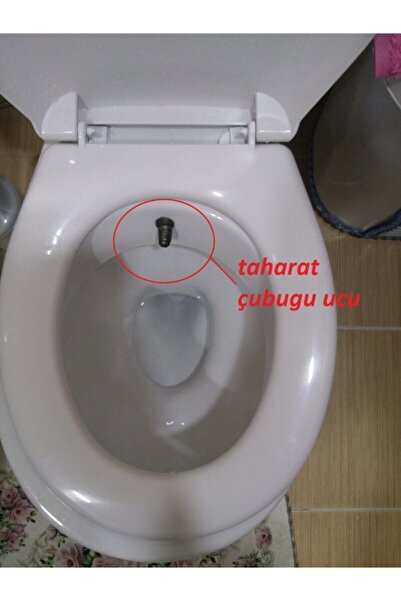 Dempol Plastik Taharet Ucu Tüm Klozetlerle Uyumlu Paslanmaz Kararmaz 4 Adet