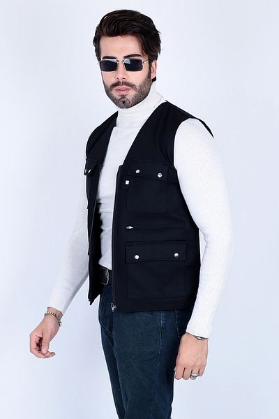 Reform Men's Summer Linen Vest - Multi-Pocket