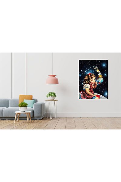 pixartsanat Bubble Planets Pixart Art Diamond Mosaic Painting Diamond Turkey 43*74