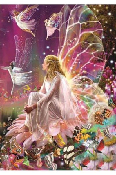 pixartsanat 30 x 40 cm Elf PixArt Art Diamond Mosaic Painting Diamond Turkey
