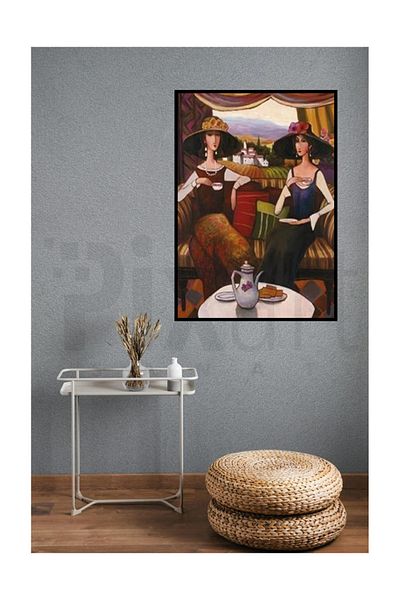 pixartsanat Noble Family Tea Time Pixart Art Diamond Mosaic Painting Diamond Türkiye 45*58