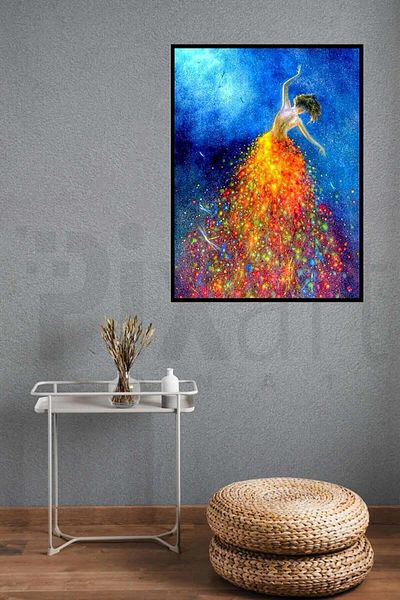 pixartsanat Wizards' Fairytale Night Walk 30 *40 Cm Pixart Art Diamond Mosaic Painting Diamond Turkey