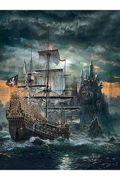 pixartsanat Yelken 30*40 Cm Pixart Sanat Elmas Mozaik Tablo Diamond Türkiye
