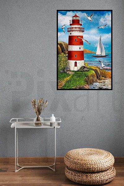 pixartsanat Peeping Tower 30*40 PixArt Art Diamond Mosaic Painting Diamond Türkiye