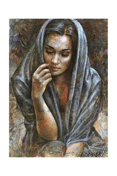 pixartsanat Mystical Woman Pixart Art Diamond Mosaic Painting Diamond Turkey 50*51