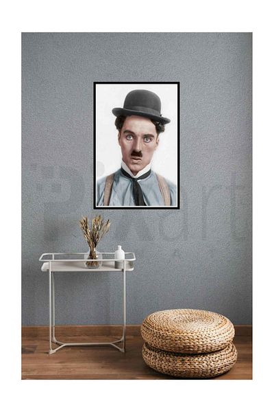 pixartsanat Charlie Chaplin Pixart Art Diamond Mosaic Diamond Turkey 48*61