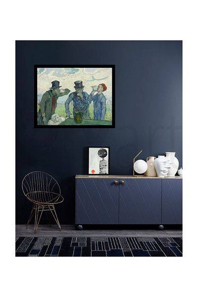 pixartsanat Vincent Van Gogh Drinkers Pixart Art Diamond Mosaic Painting Diamond Turkey 50*35