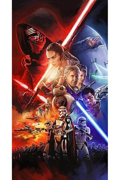pixartsanat Star Wars Pixart Art Diamond Mosaic Painting Diamond Turkey 35*63