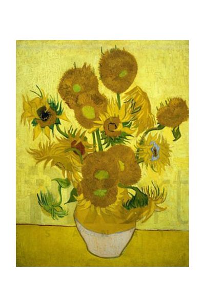 pixartsanat Vincent-van-gogh-sunflowers 40x60 Diamond Mosaic Painting