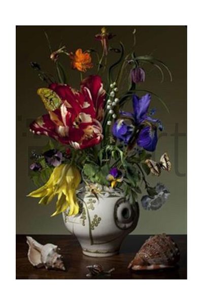 pixartsanat Perfect Flowers with Large Leaves Pixart Art Diamond Mosaic Painting Diamond Turkey 35*53