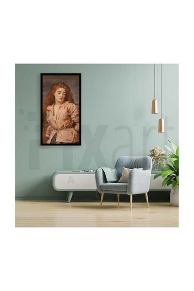 pixartsanat Chained Unhappy Woman Pixart Art Diamond Mosaic Painting Diamond Turkey 38*69