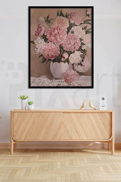pixartsanat Vase Flowers 40*60cm Pixart Art Diamond Mosaic Painting Diamond Turkey