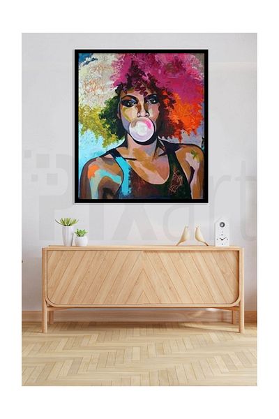 pixartsanat Gummy Woman Pixart Art Diamond Mosaic Painting Diamond Turkey 55*63