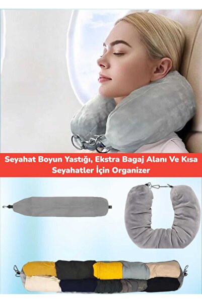 Yastık Deposu Seyahat  Yastığı, Seyahat Organizeri, Seyahat Çantası, Ekstra B...