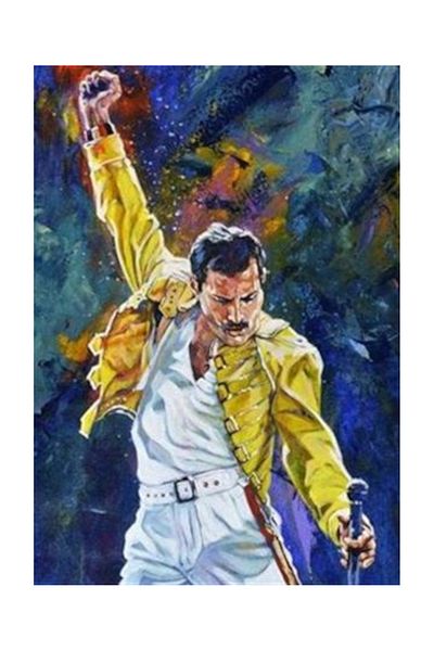 pixartsanat Freddie Mercury Pixart Art Diamond Mosaic Painting Diamond Turkey 51*71