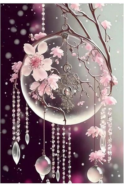 pixartsanat Pixart Art Diamond Mosaic - Dream Catcher Diamond Painting 30X40