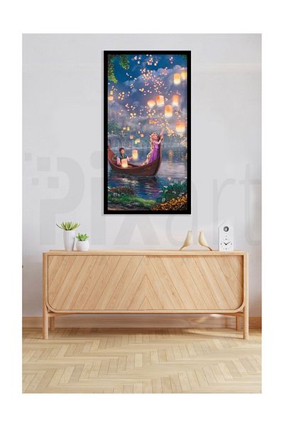 pixartsanat Rapunzel Pixart Art Diamond Mosaic Painting Diamond Turkey 48*94