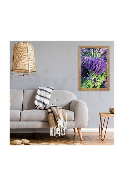 pixartsanat Purple Lavandas Pixart Art Diamond Mosaic Painting Diamond Turkey 38*55