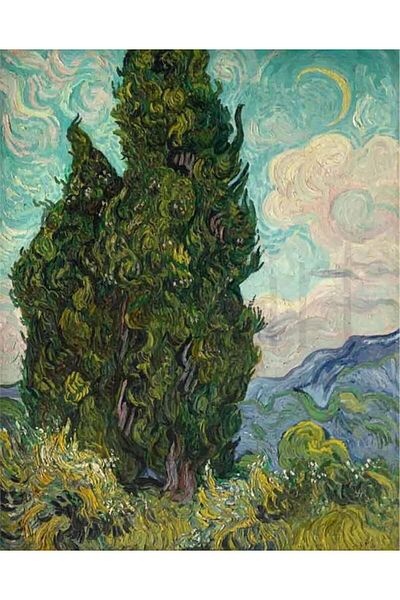 pixartsanat Wavy Tree 40x60 PixArt Art Diamond Mosaic Painting Diamond Turkey