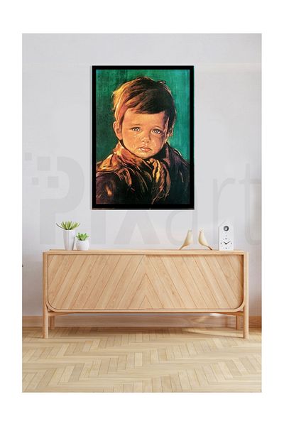 pixartsanat Children's Crying Painting Pixart Art Diamond Mosaic Painting Diamond Türkiye 40*50