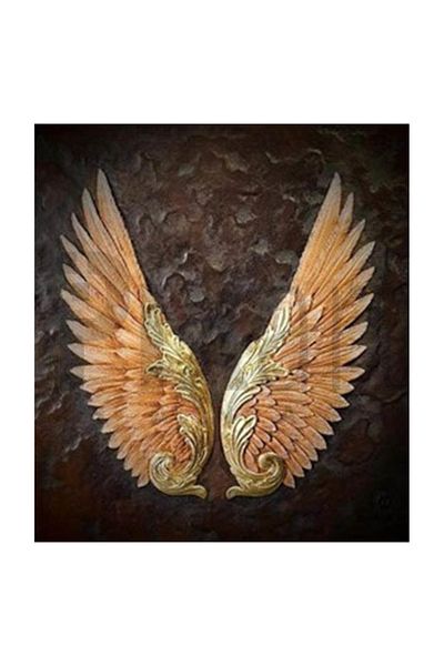 pixartsanat Angel Wings Pixart Art Diamond Mosaic Painting Diamond Turkey 65*73