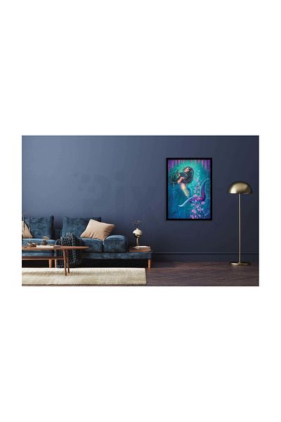 pixartsanat Mermaid Pixart Art Diamond Mosaic Painting Diamond Turkey 45*63