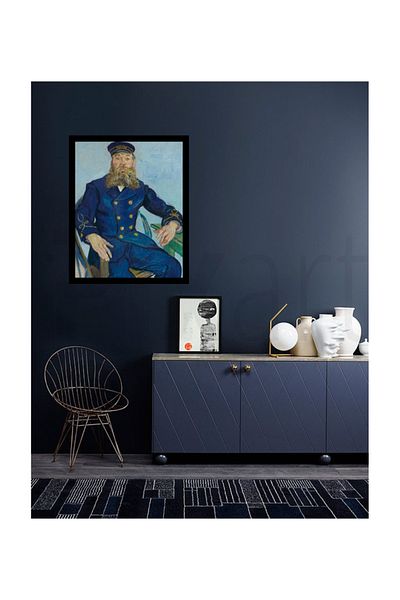 pixartsanat Vincent Van Gogh Postman Joseph Roulin Pixart Art Diamond Mosaic Painting Diamond Turkey 40*50