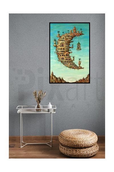 pixartsanat Salvador Dali 3 Pixart Art Diamond Mosaic Painting Diamond Turkey 53*79