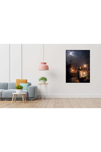 pixartsanat Evening Time Marketplace Pixart Art Diamond Mosaic Painting Diamond Türkiye 65*50