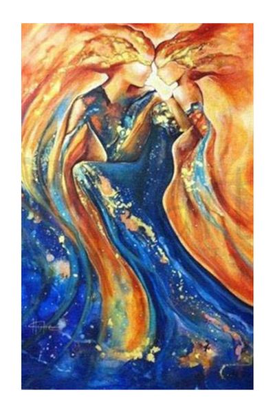 pixartsanat Pixart Art Diamond Mosaic - Colorful Dance Painting Diamond, Turkey 48*76