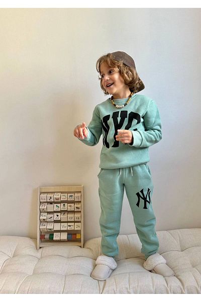 YİGİT BUTİK Yigit Butik Printed Boy's Suit