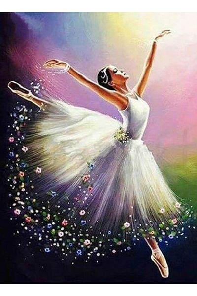 pixartsanat Ballet 30x40 PixArt Art Diamond Mosaic Painting Diamond Turkey
