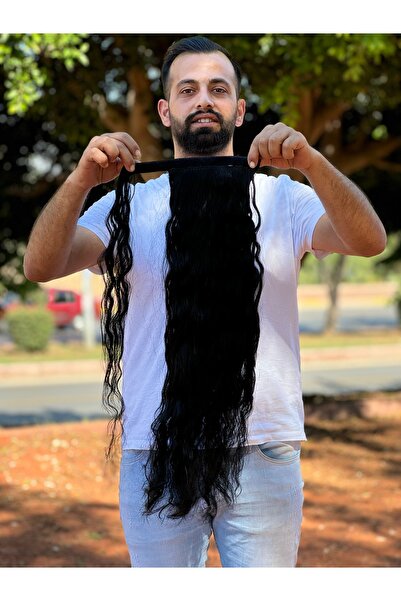 favorim peruk Özel luxury siyah bağlamalı at kuyruğu kıvırcık