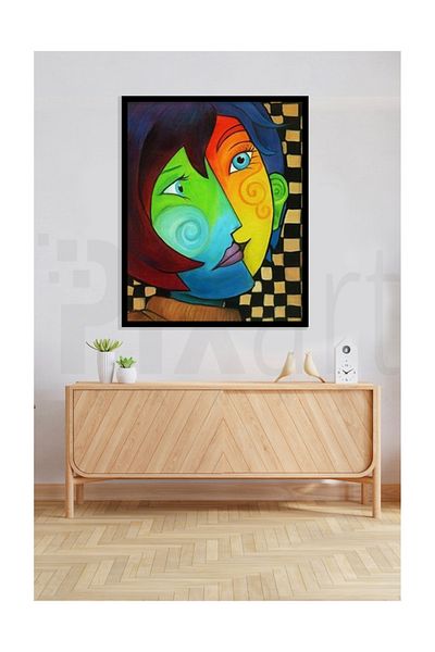 pixartsanat Pablo Picasso Pixart Art Diamond Mosaic Painting Diamond Turkey 41*51