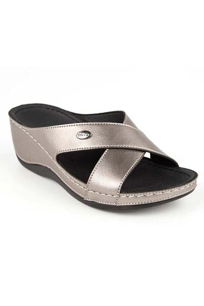 Muya Belle Anatomicalheel Spur Gel Supported Slippers-Platinum