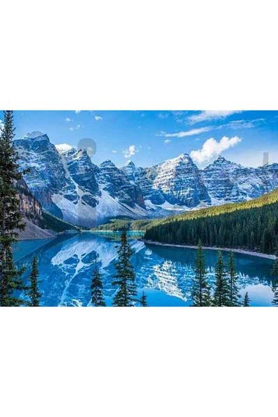 pixartsanat Lake Forest 28 *40Cm Pixart Art Diamond Mosaic Painting Diamond Turkey