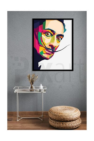 pixartsanat Salvador Dali Pixart Art Diamond Mosaic Painting Diamond Turkey 46*56
